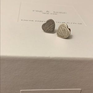 Return to Tiffany heart earring studs